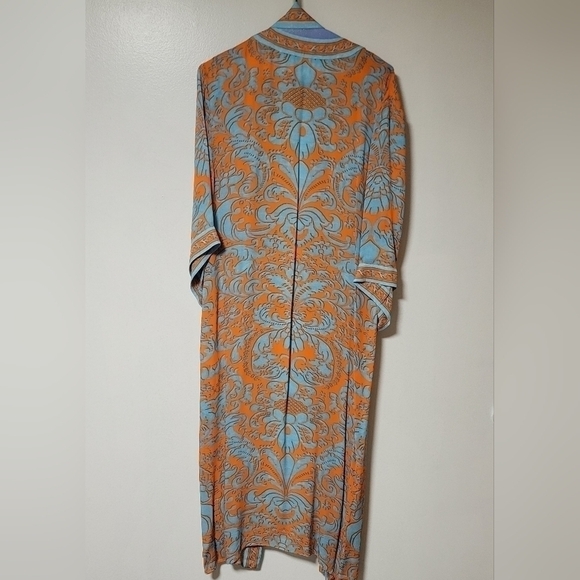 Alice +Olivia Forever Yours Sienna Domino maxi kimono size xs/s - Picture 7 of 14